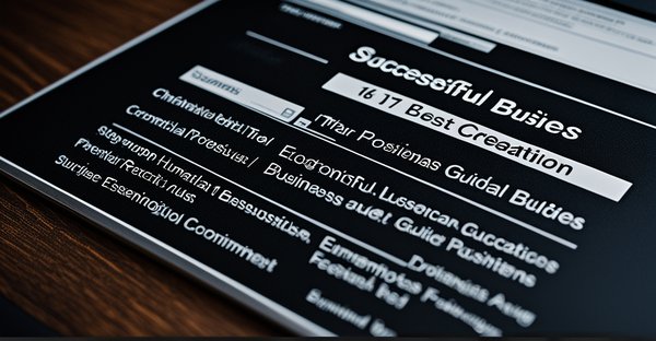 Réussir votre création d'entreprise : guide pratique essentiel